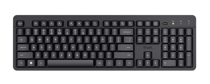 TECLADO + RATON TRUST ODY II WIRELESS SILENT BLACK