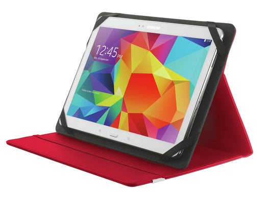 Funda Trust Primo 10" Poliuretano Folio Roja (20316)