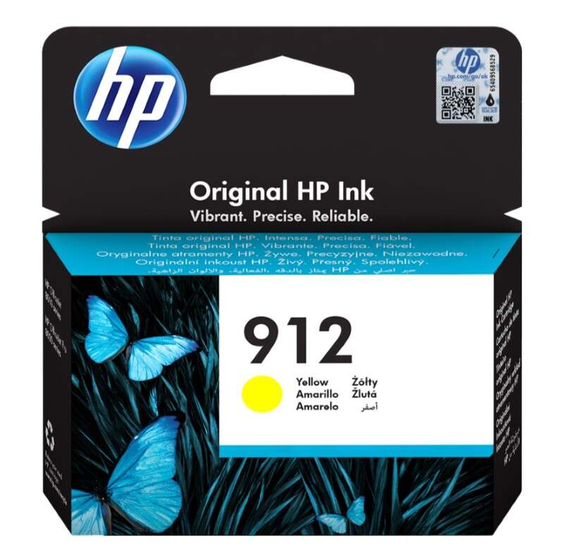 HP 912 Yellow Original Ink Cartridge - 3YL79AE