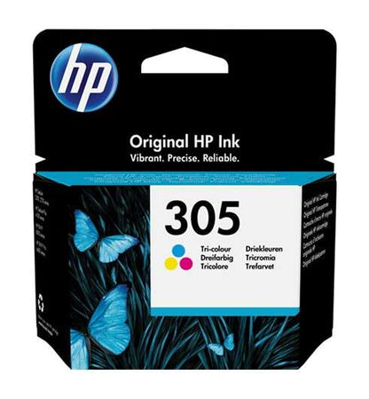 HP 305 Color Cartucho de Tinta Original - 3YM60AE. 100 Paginas