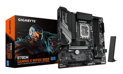 GIGABYTE B760M G X WIFI6E: (1700) 4DDR5 DP HDMI mATX (9MB76MG65-00-G10)