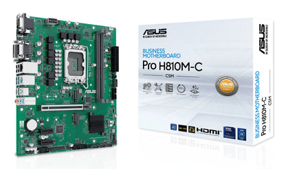ASUS PRO H810M-C-CSM: (1851) DDR5 HDMI VGA DVI DP mATX