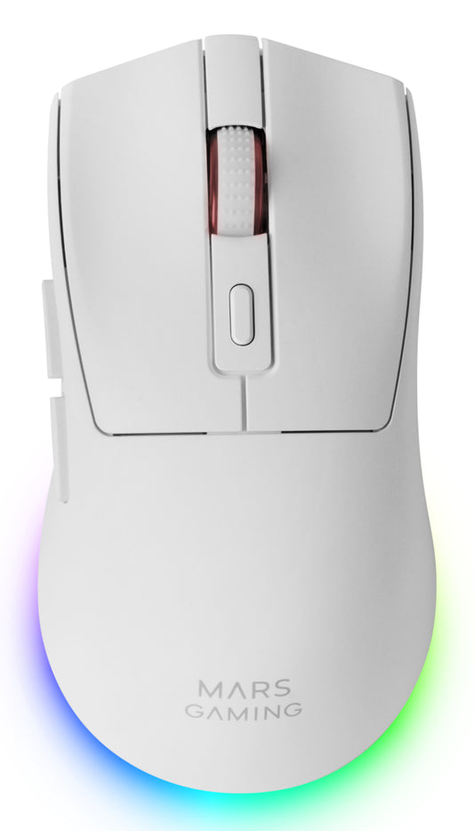 Mars Gaming RF Wireless BT 14400dpi White Mouse (MMT3W)