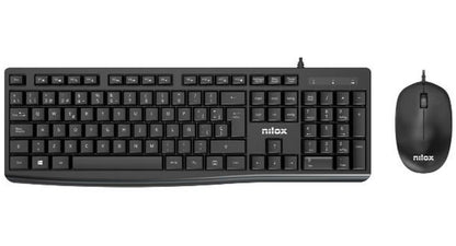 T+NILOX Optical USB Mouse 1200dpi Black (NXKME0012)