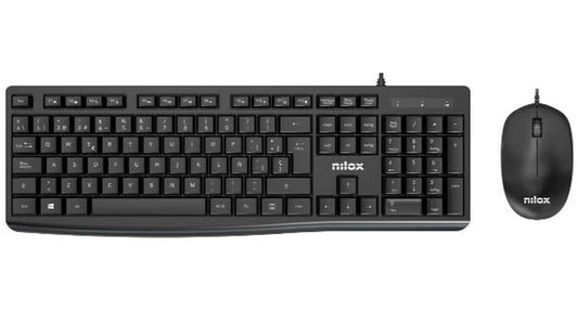 T+NILOX Optical USB Mouse 1200dpi Black (NXKME0012)