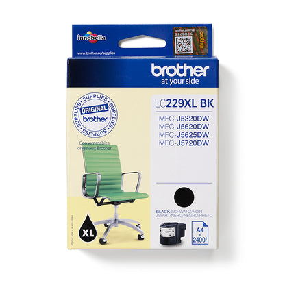 BROTHER Ink Black 2400 pages (LC229XLBKBP)