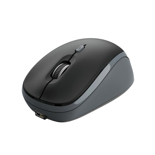 Ratón Trust Yvi Óptico RF 1600dpi Negro/Gris (24077)