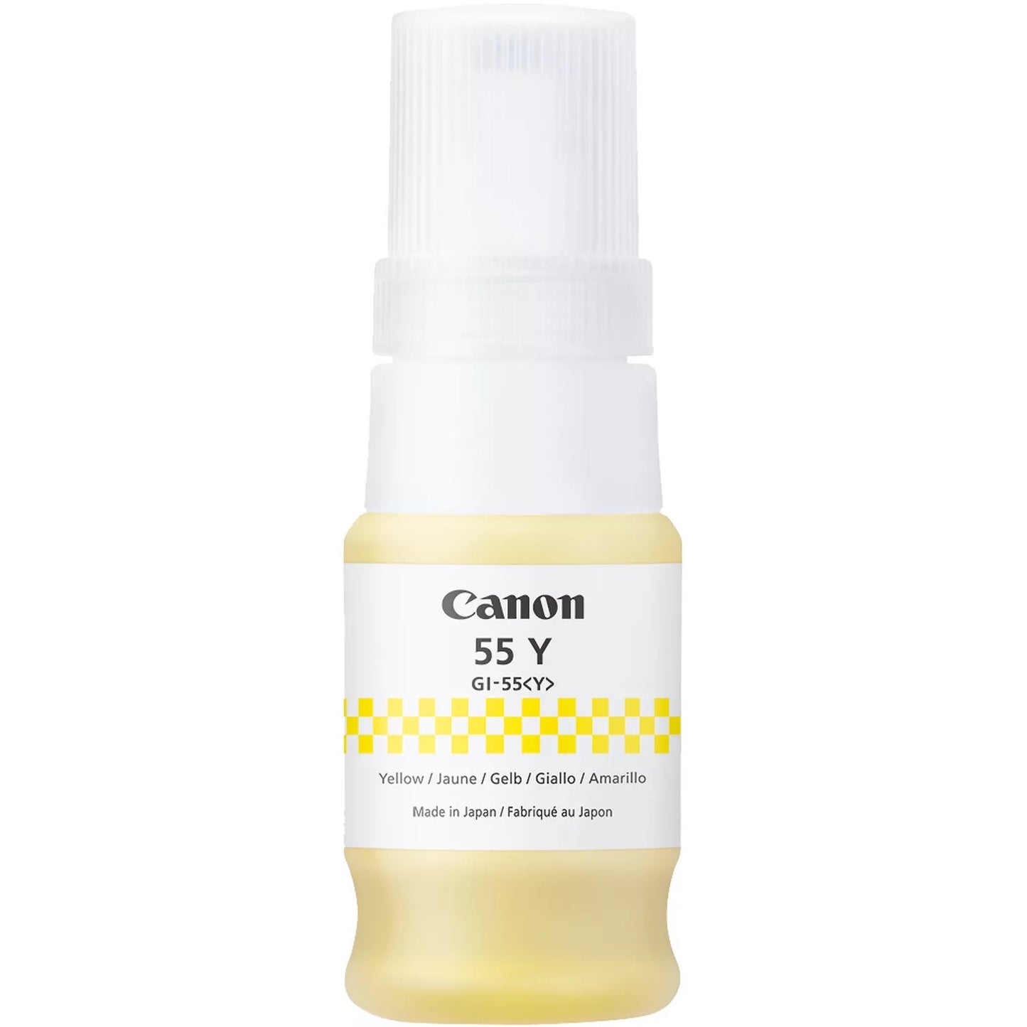 Canon GI55 Yellow Original Ink Bottle - GI55Y/6291C001. 3,000 Pages