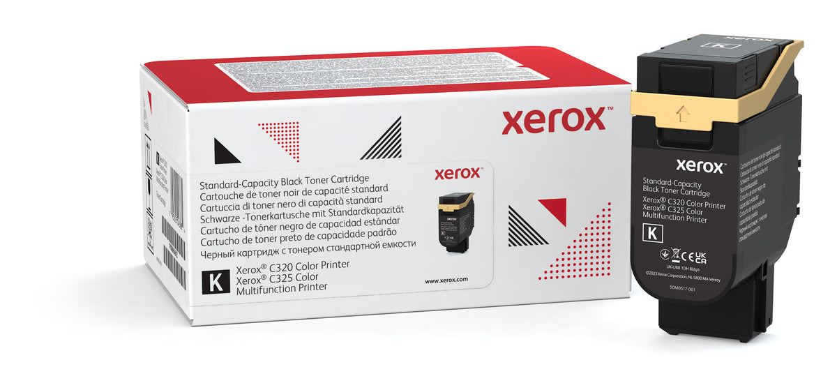 Xerox C320 C325 Negro Cartucho de Toner Original - 006R04823. 2.200 Paginas