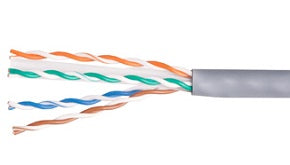 Cable de red desde RJ45 macho a RJ45 macho UTP categoria 6 longitud 100 metros eco libre halogenos
