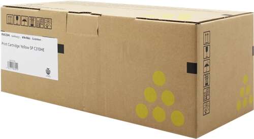 Ricoh Aficio SPC231/SPC232/SPC242/SPC310/ SPC311/SPC312/SPC320/SPC342 Yellow Original Toner Cartridge - 407635/406482/SPC310Y