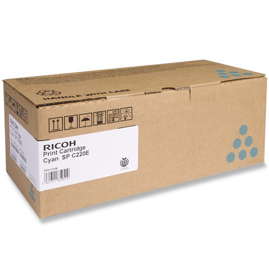 Ricoh SPC220/SPC221/SPC222/SPC240 Cyan Original Toner Cartridge - 407645