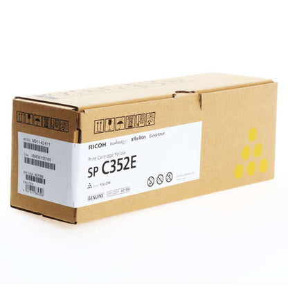 Ricoh SP C352E Amarillo Cartucho de Toner Original - 408218/SP C352E. 9.000 Paginas