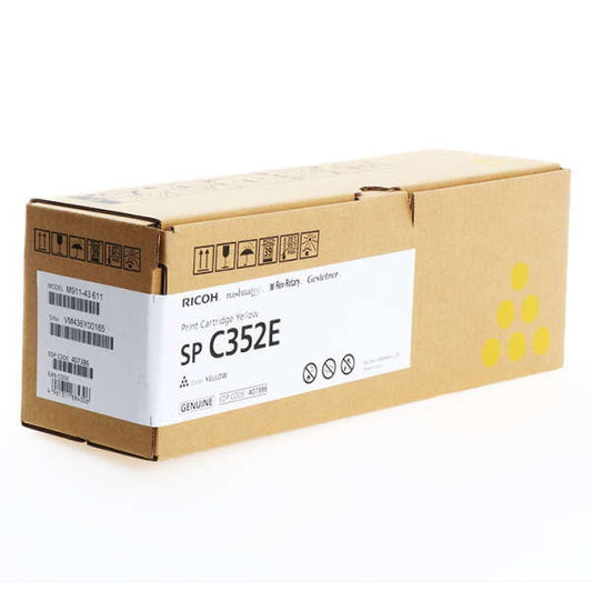 Ricoh SP C352E Yellow Original Toner Cartridge - 408218/SP C352E