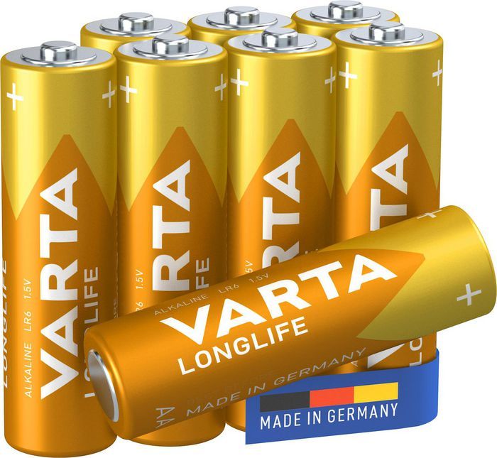 Pilas Varta Longlife AA Blister 8 (4106101418)