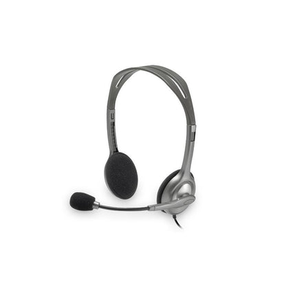 AURICULARES + MICROFONO LOGITECH H110 BLACK