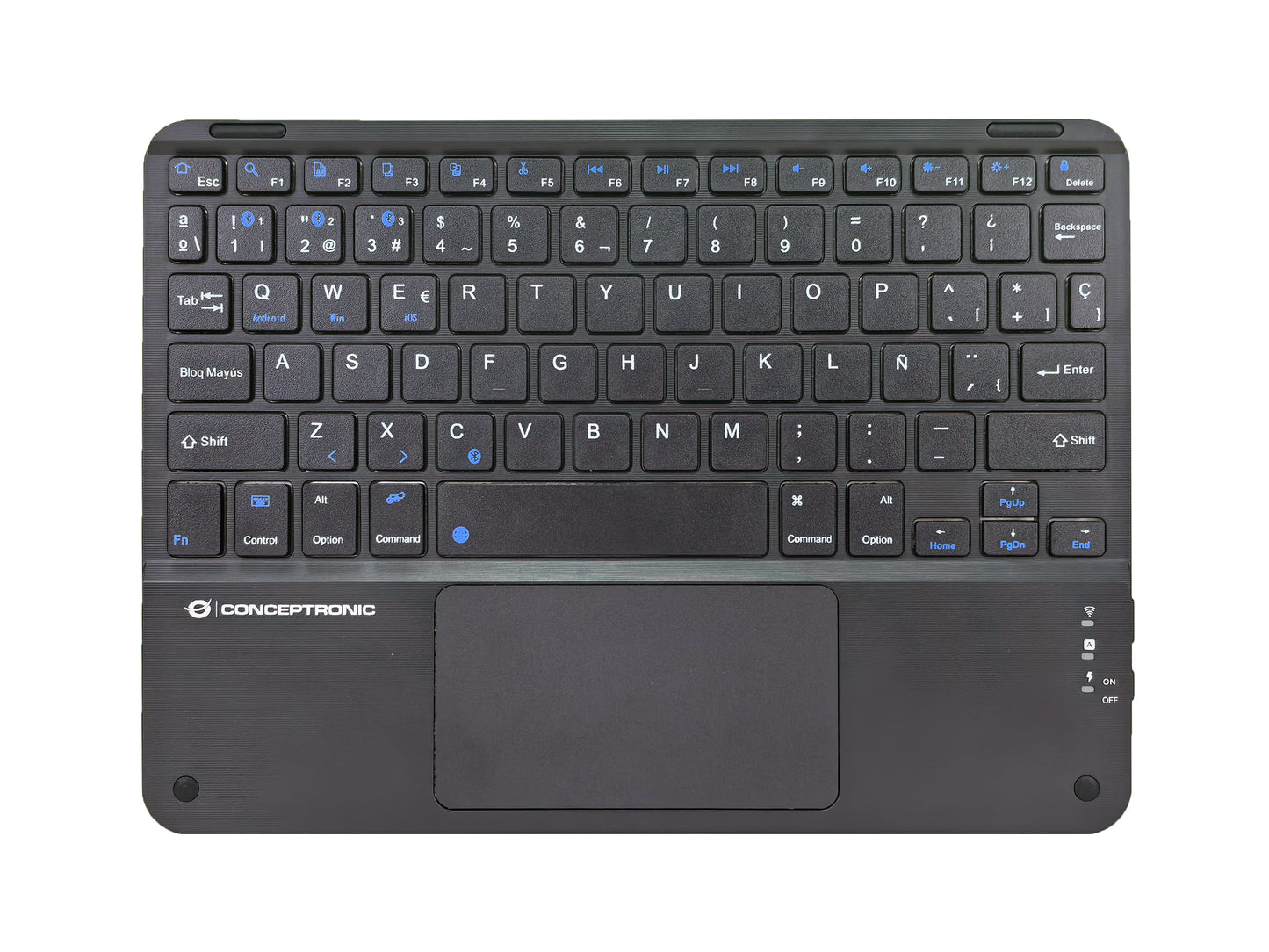 CONCEPTRONIC 10" BT Mini Keyboard Black (TOBIN01BES)