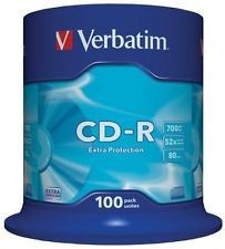 Cd - r 700 mb 80 min 52x tarrina 100 uds