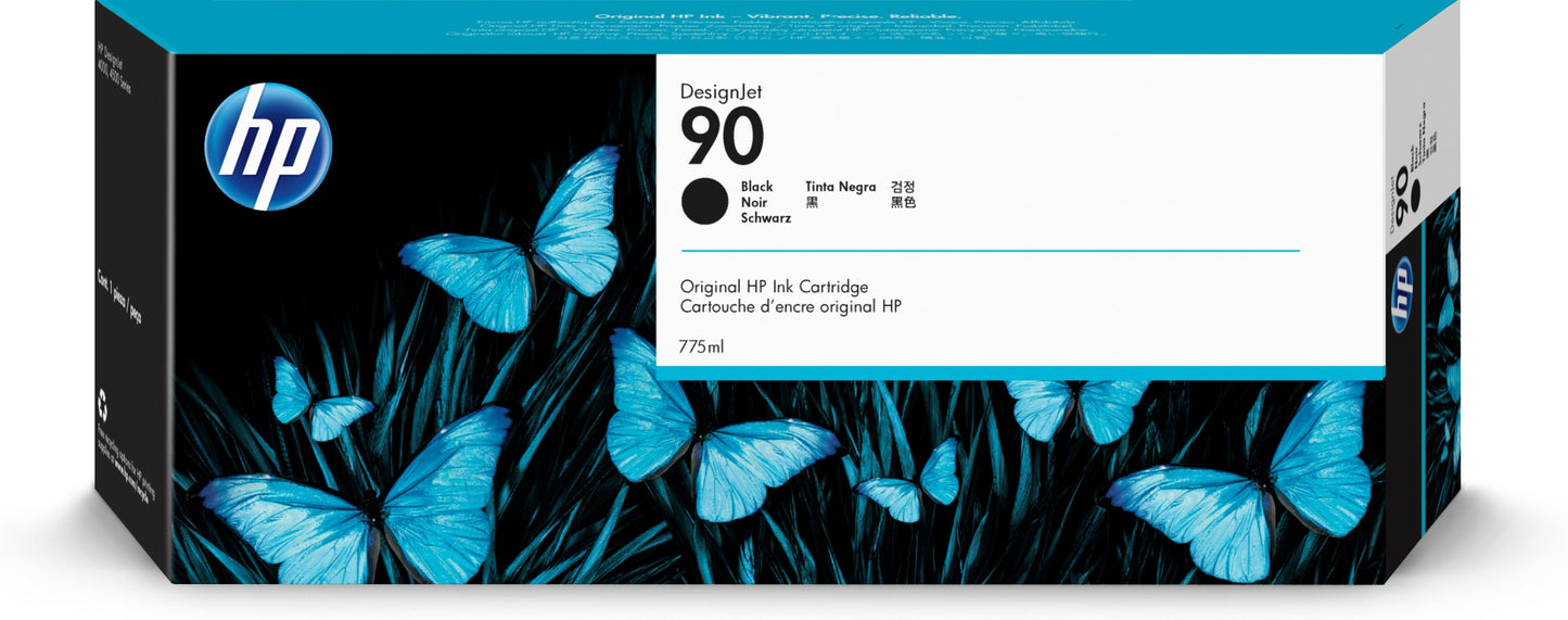 HP Designjet 90 Ink Black Pack of 3 775ml (C5059A)