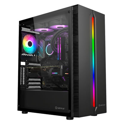 Caja Unyka Armor Lumina ARGB USB ATX Negra (UK511210)