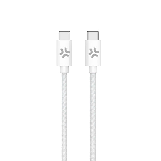 CELLY USB-C to USB-C Cable 1.5m White (USBCUSBCCOTTWH)