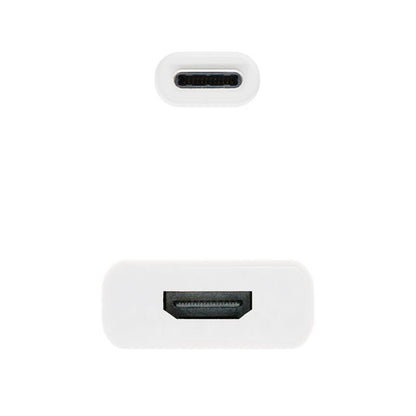CABLE CONVERSOR NANOCABLE THUNDERBOLT USB-C C A HDMI 15CM WHITE