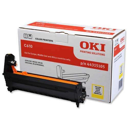 OKI C610 Yellow Original Image Drum - 44315105 (Drum)