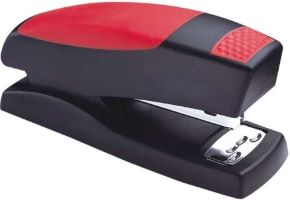 Grapadora 435 golf de sobremesa grapas hasta 30 hojas grapado abierto y clavado grapas 22/6 24/6 y 26/6 color rojo