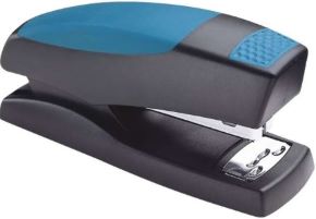 Grapadora 435 golf de sobremesa grapas hasta 30 hojas grapado abierto y clavado grapas 22/6 24/6 y 26/6 color azul