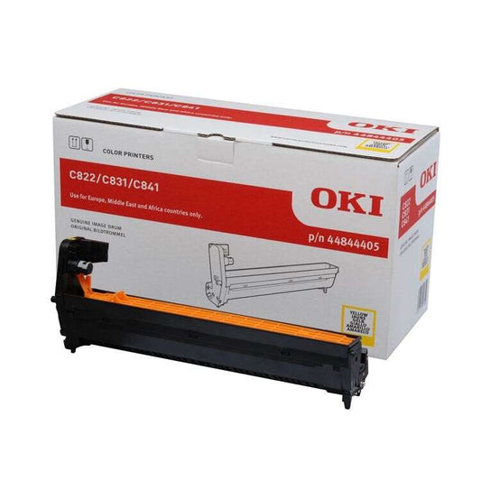 OKI C822/C831/C841 Yellow Original Image Drum - 44844405 (Drum)