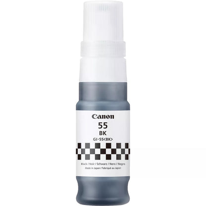 Canon GI55 Black Original Ink Bottle - GI55BK/6292C001. 3,000 Pages