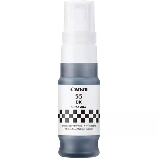 Canon GI55 Black Original Ink Bottle - GI55BK/6292C001. 3,000 Pages