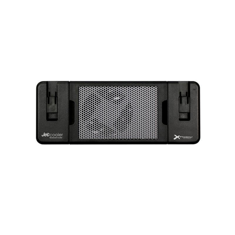 SOPORTE + VENTILADOR EXTENSIBLE NOTEBOOK PHOENIX DE 7" A 15.6"