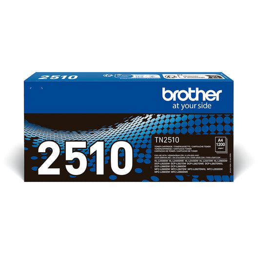 Toner BROTHER Negro 1200 páginas (TN2510)