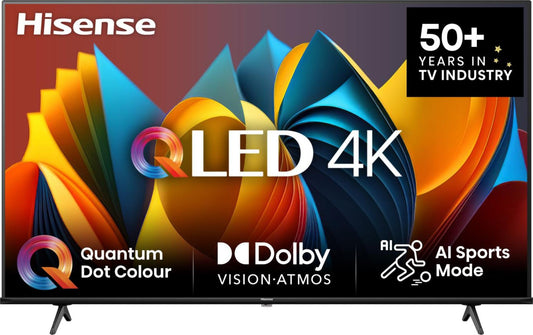 TV Hisense 75" 75E7NQ QLED 4K UHD WiFi Smart TV TDT2
