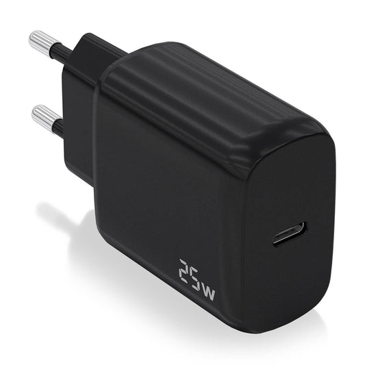 Cargador de Pared AISENS 1xUSB-C 25W Negro (A110-0757)
