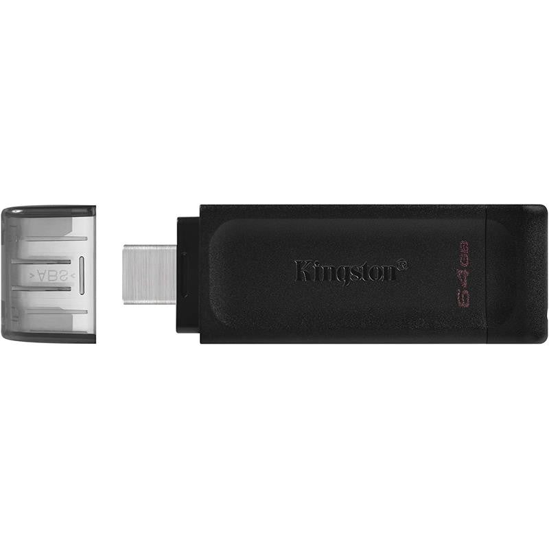 PEN DRIVE 64GB KINGSTON USB-C 3.1 BLACK