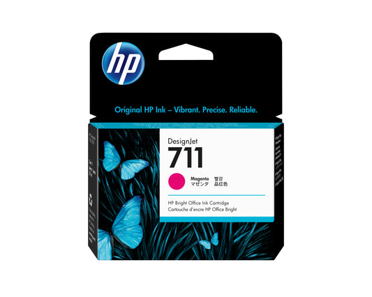 HP 711 Magenta Original Ink Cartridge - CZ131A. 29 ml