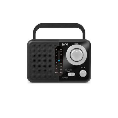 Radio Portátil SPC Valdi Analógica AM/FM Negra (4590N)