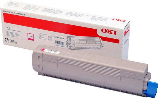 OKI C813 Magenta Original Toner Cartridge - 46471114