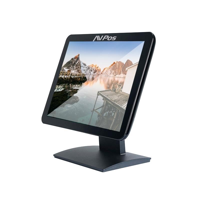 MONITOR PUBLICITARIO VISOR TPV AVPOS 12" COLOR VGA BLACK