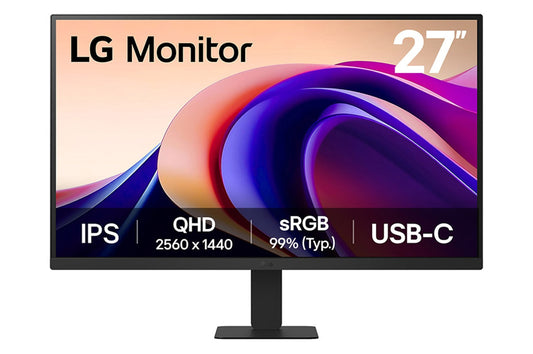 Monitor LG 27" IPS QHD 100Hz USB-C HDMI (27U631A-B)