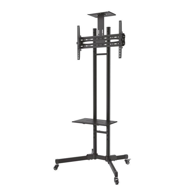 SOPORTE TV MONITOR AISENS SUELO CON RUEDAS 37-70 50KG BLACK