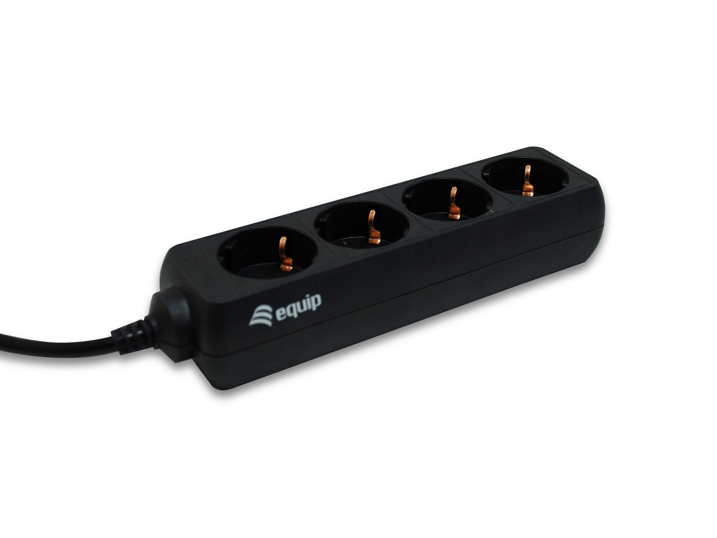 4-Way Schuko Socket Power Strip without Switch IEC Cable 1.1 Meters
