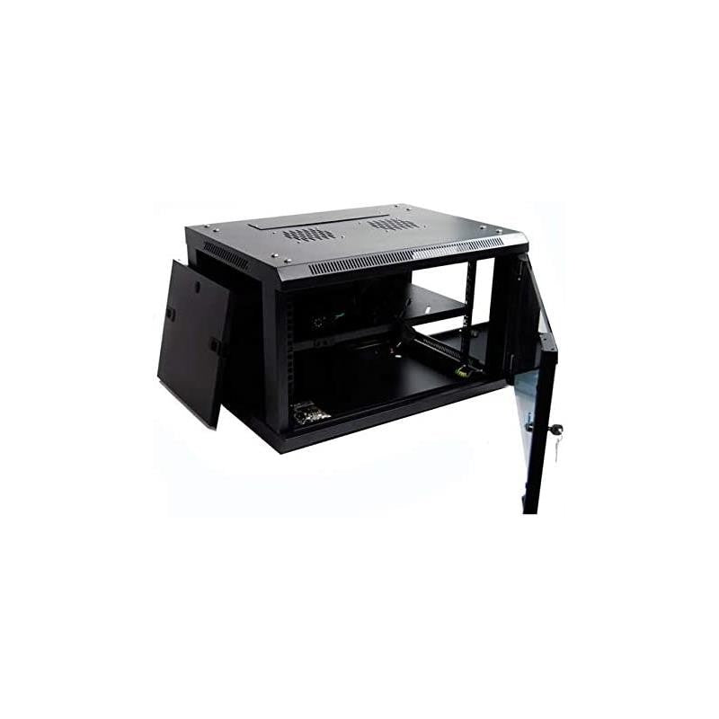 ARMARIO RACK POWERGREEN 6U 60X45 TERMOSTATO + VENTILADORES + 1 BANDEJA