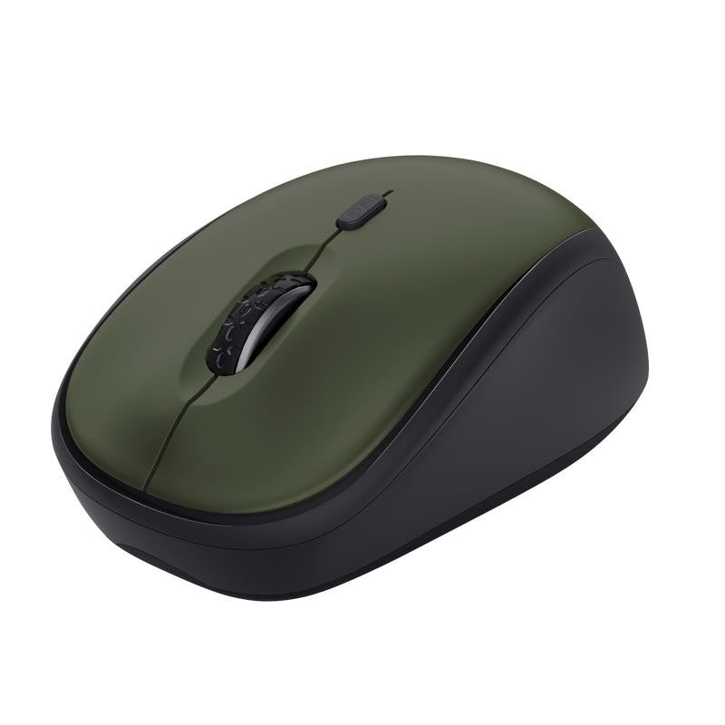 MALETIN TRUST BOLOGNA 16" GREEN + RATON WIRELESS SILENT GREEN
