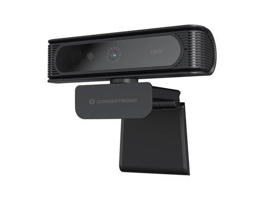 WebCam CONCEPTRONIC FHD USB Micrófono Negra (AMDIS09B)