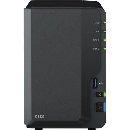 UNIDAD NAS SYNOLOGY 2 HDD/SSD DISKTATION CPU 1.7GHZ 4 NUCLEOS