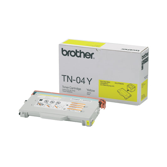 BROTHER Laser Yellow Toner 6600 pages (TN-04Y)