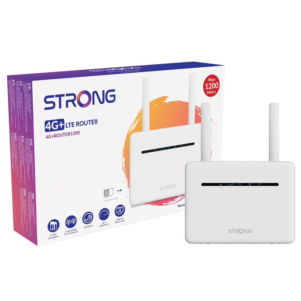 Router Strong WiFi Ethernet 4G Blanco (4G+ROUTER1200)